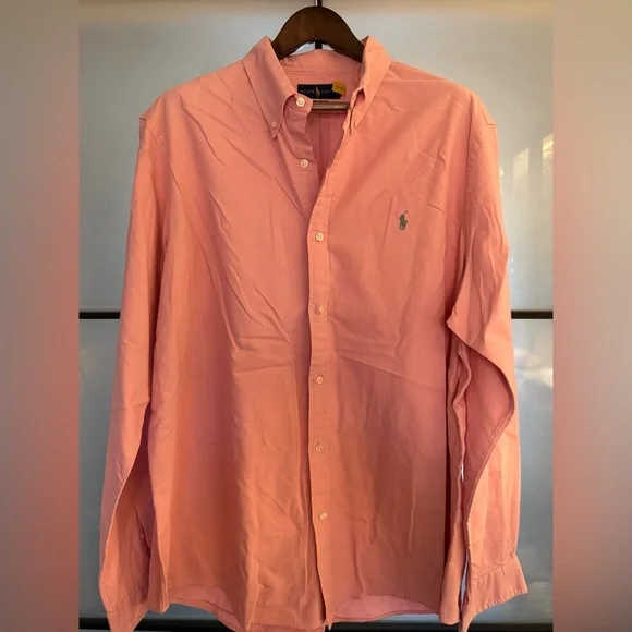 Polo by Ralph Lauren Coral Button Down Shirt - Picture 1 of 1